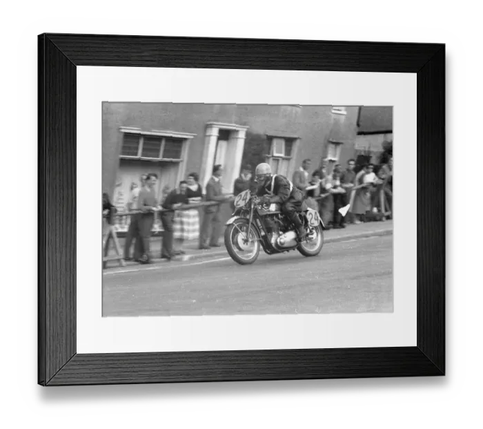 Framed Print : Ralph Chambers (BSA) 1957 Senior Newcomers Manx Grand Prix Framed Print : Ralph Chambers (BSA) 1957 Senior Newcomers Manx Grand Prix