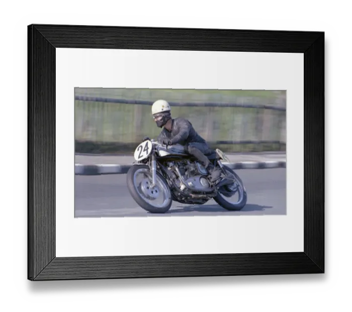 Framed Print : George Collis (Triton) 1967 Senior Manx Grand Prix Framed Print : George Collis (Triton) 1967 Senior Manx Grand Prix