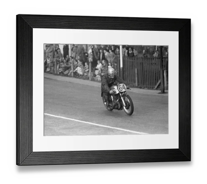 Framed Print : Harold Cooper (Norton) 1957 Junior Newcomers Manx Grand Prix Framed Print : Harold Cooper (Norton) 1957 Junior Newcomers Manx Grand Prix