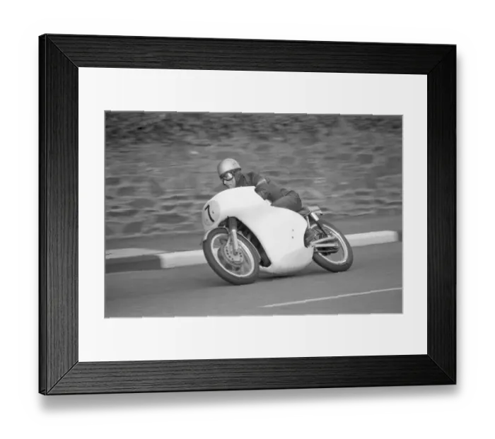 Framed Print : Kevin Cowley (Seeley) 1971 Senior Manx Grand Prix Framed Print : Kevin Cowley (Seeley) 1971 Senior Manx Grand Prix