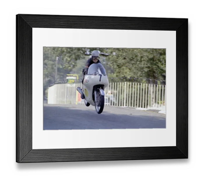Framed Print : Kevin Cowley (Seeley) 1971 Senior Manx Grand Prix Framed Print : Kevin Cowley (Seeley) 1971 Senior Manx Grand Prix