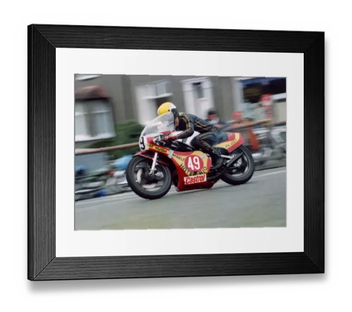 Framed Print : Alan Coulter (Yamaha) 1980 Newcomers Manx Grand Prix Framed Print : Alan Coulter (Yamaha) 1980 Newcomers Manx Grand Prix