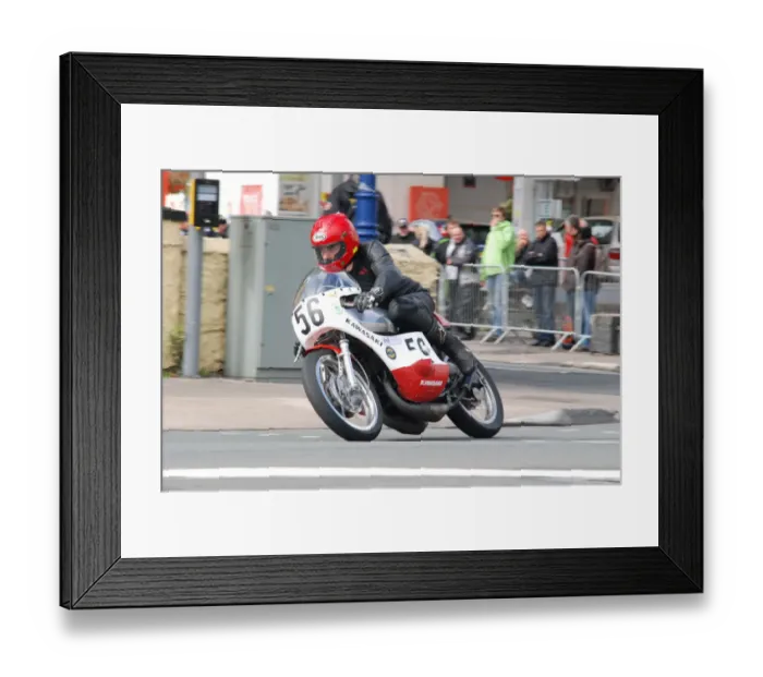 Framed Print : Neil Cudworth (Kawasaki) 2011 Classic Lightweight Manx Grand Prix Framed Print : Neil Cudworth (Kawasaki) 2011 Classic Lightweight Manx Grand Prix