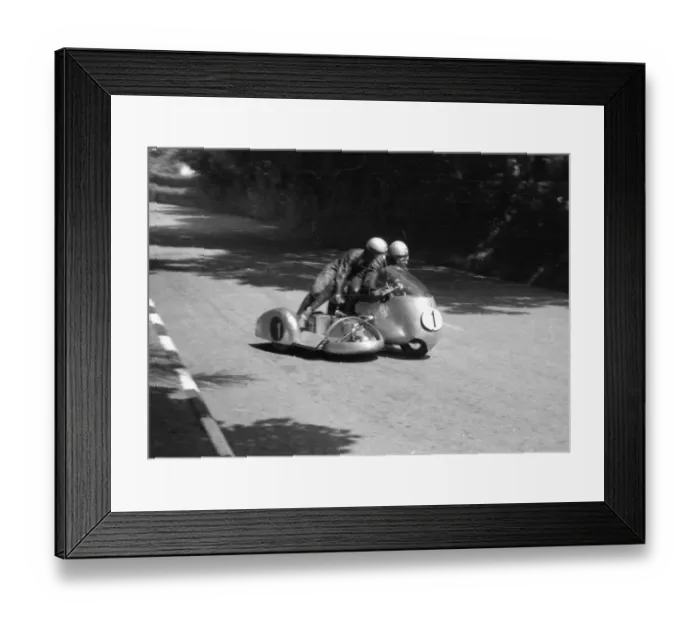 Framed Print : Helmut Fath & Alfred Wohlgemuth (BMW) 1960 Sidecar TT Framed Print : Helmut Fath & Alfred Wohlgemuth (BMW) 1960 Sidecar TT