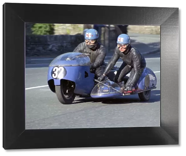 Eric Willmott & M D Duncan (Triumph) 1969 500 Sidecar TT