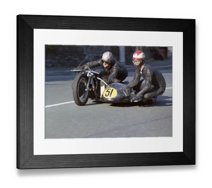 Framed Print : Jack Forrest & J Graham (BSA) 1969 750 Sidecar TT Framed Print : Jack Forrest & J Graham (BSA) 1969 750 Sidecar TT