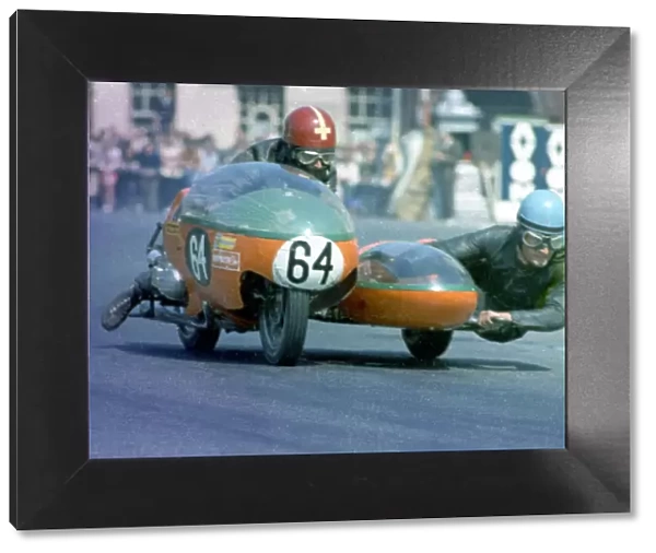 Claude Lambert & F Bourdon (BMW) 1969 Sodecar TT