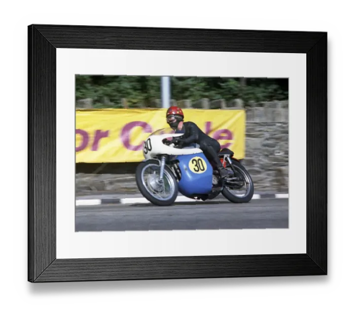 Framed Print : Barry Tingley (Norton) 1967 Senior Manx Grand Prix Framed Print : Barry Tingley (Norton) 1967 Senior Manx Grand Prix