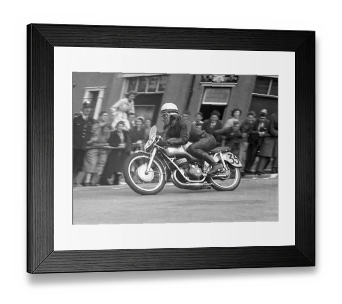 Framed Print : Siggi Wunsche (DKW) 1953 Junior TT Framed Print : Siggi Wunsche (DKW) 1953 Junior TT
