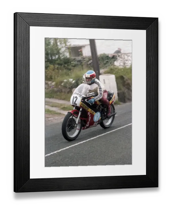 Framed Print : John Davies (Yamaha) 1980 Junior Manx Grand Prix Framed Print : John Davies (Yamaha) 1980 Junior Manx Grand Prix