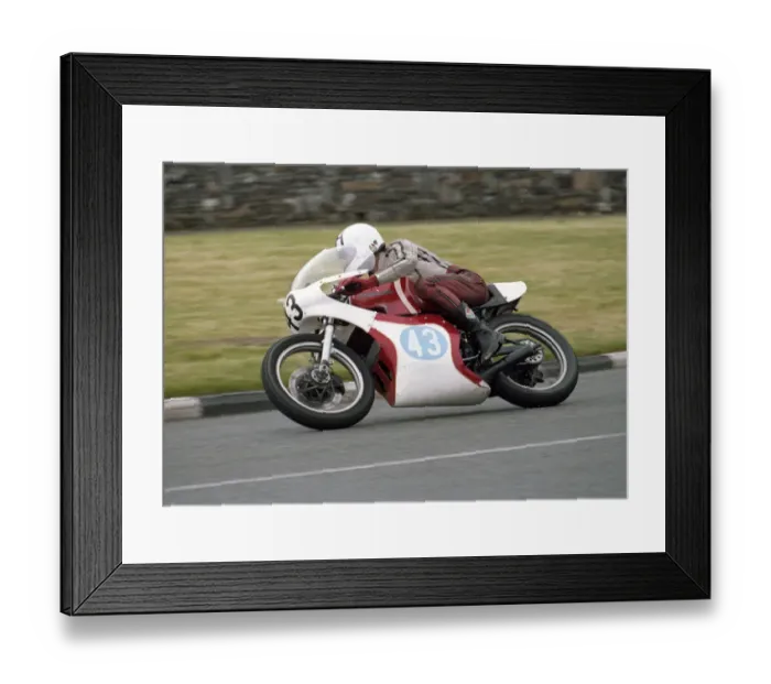 Framed Print : Alan Atkins (Yamaha) 1980 Junior Manx Grand Prix Framed Print : Alan Atkins (Yamaha) 1980 Junior Manx Grand Prix