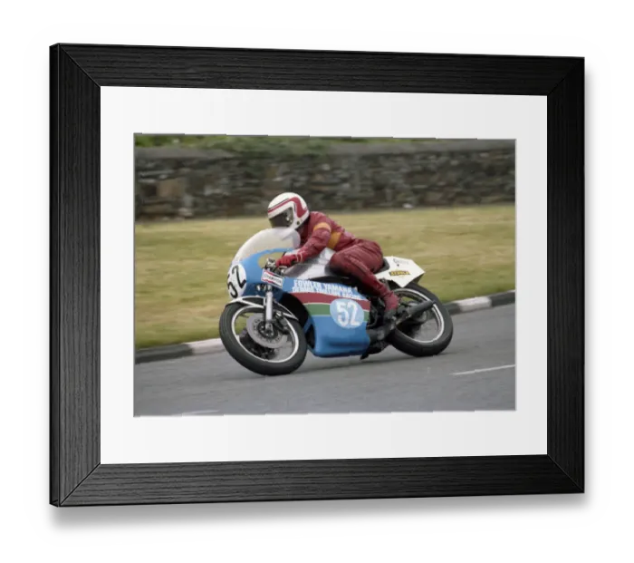 Framed Print : Geoff Johnson (Yamaha) 1980 Junior Manx Grand Prix Framed Print : Geoff Johnson (Yamaha) 1980 Junior Manx Grand Prix