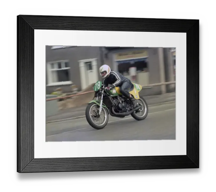 Framed Print : John Phillips (Yamaha) 1982 Newcomers Manx Grand Prix Framed Print : John Phillips (Yamaha) 1982 Newcomers Manx Grand Prix