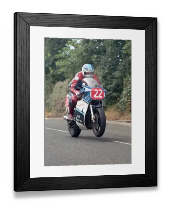 Framed Print : Tom Webb (Suzuki) 1987 Newcomers Manx Grand Prix Framed Print : Tom Webb (Suzuki) 1987 Newcomers Manx Grand Prix