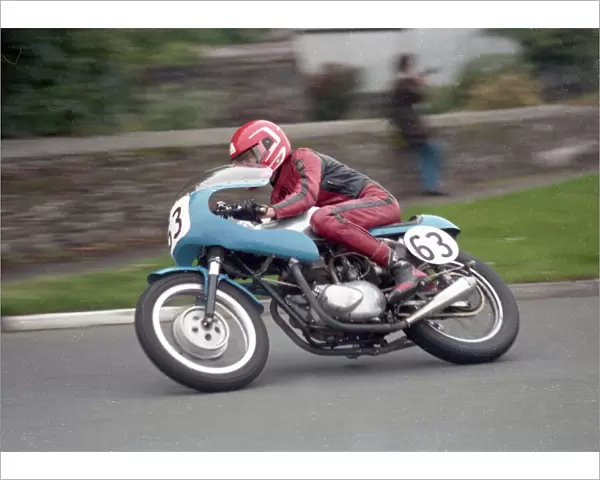 Tony Regan (Triumph) 1987 Senior Classic Manx Grand Prix