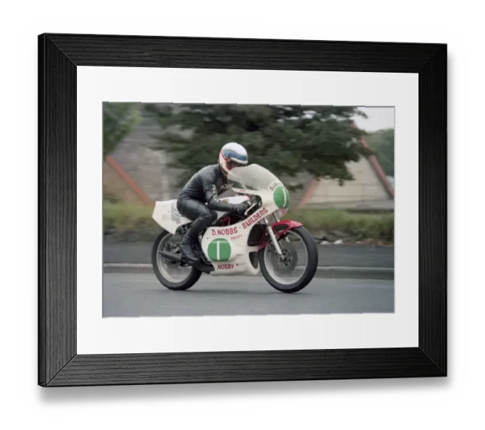 Framed Print : David Nobbs (Yamaha) 1982 Lightweight Manx Grand Prix Framed Print : David Nobbs (Yamaha) 1982 Lightweight Manx Grand Prix