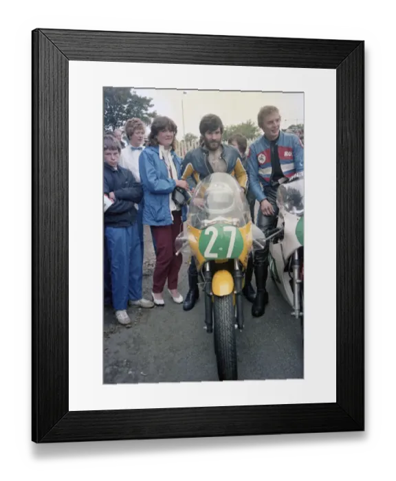 Framed Print : Sean Collister (Yamaha) 1982 Lightweight Manx Grand Prix Framed Print : Sean Collister (Yamaha) 1982 Lightweight Manx Grand Prix