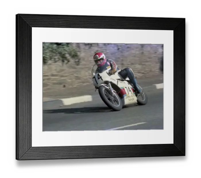 Framed Print : Geoff Martin (Yamaha) 1982 Senior Manx Grand Prix Framed Print : Geoff Martin (Yamaha) 1982 Senior Manx Grand Prix