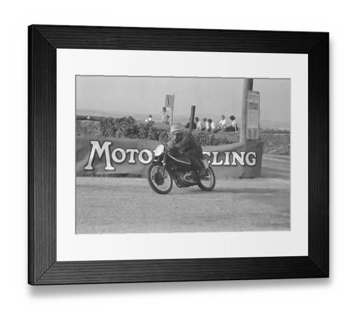 Framed Print : Dennis Christian (BSA) 1955 Southern 100 Framed Print : Dennis Christian (BSA) 1955 Southern 100