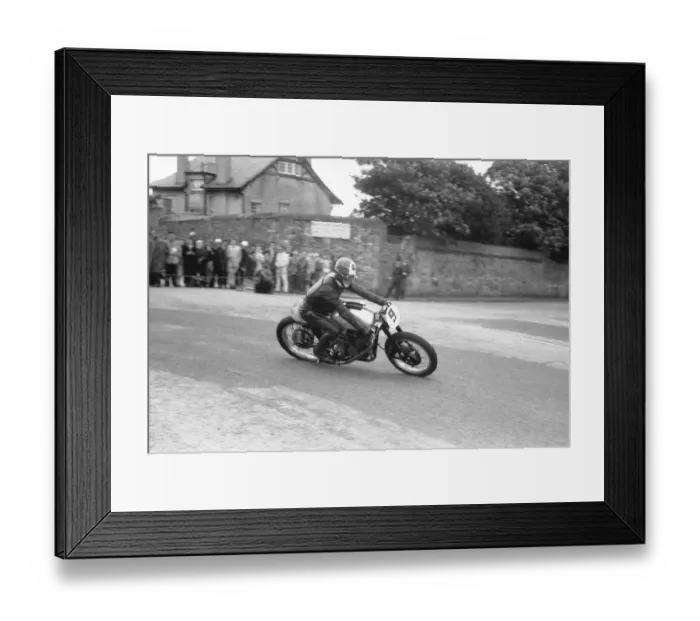 Framed Print : Randall Cowell (Duke Velocette) 1960 Southern 100 Framed Print : Randall Cowell (Duke Velocette) 1960 Southern 100