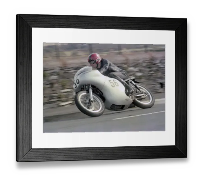 Framed Print : Grant Sellars (Norton) 1982 Senior Manx Grand Prix Framed Print : Grant Sellars (Norton) 1982 Senior Manx Grand Prix