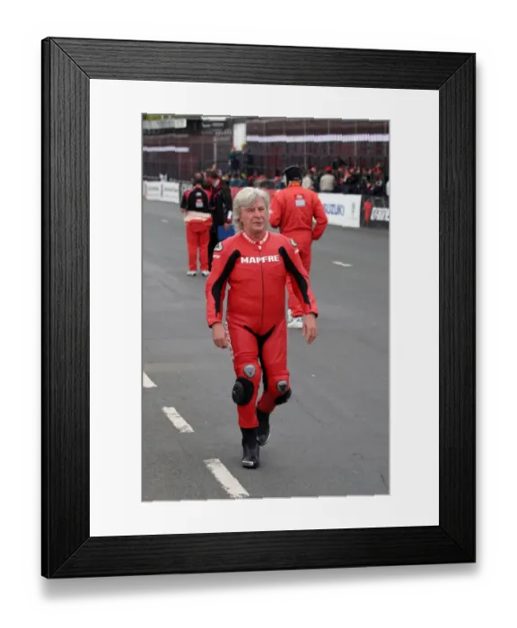 Framed Print : Angel Nieto 2010 TT Parade Framed Print : Angel Nieto 2010 TT Parade