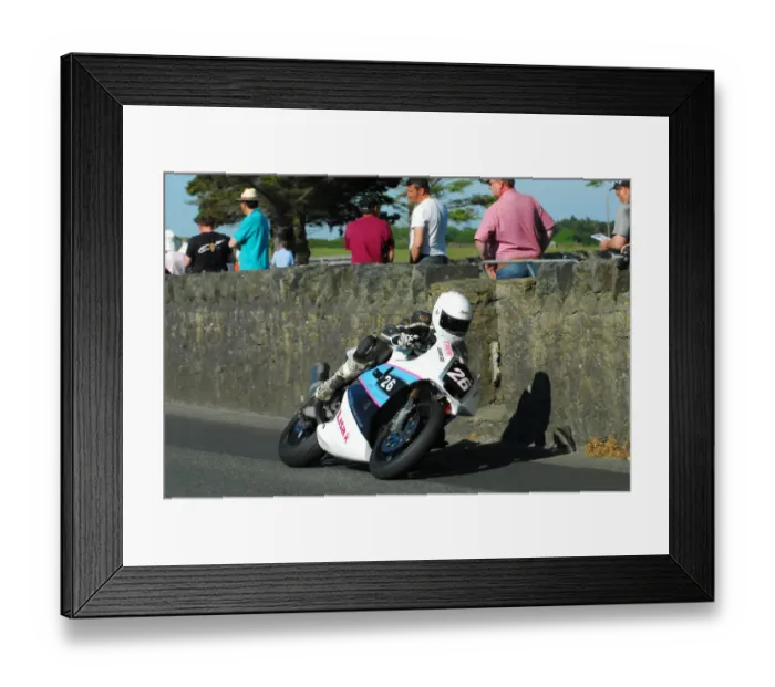 Framed Print : Dave Kennington (Kawasaki) 2013 Post TT Framed Print : Dave Kennington (Kawasaki) 2013 Post TT