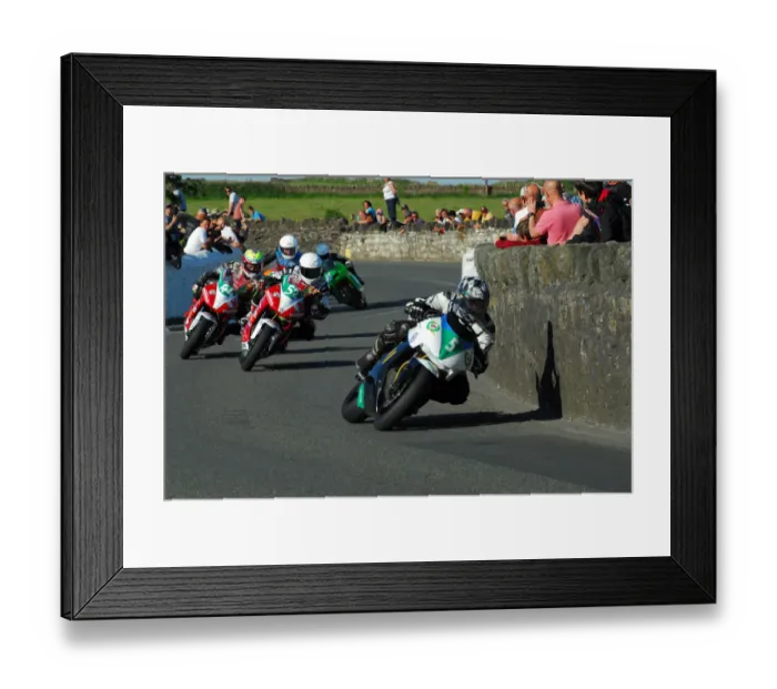 Framed Print : Chris Palmer (Mannin Collection Kawasaki) 2013 Post TT Framed Print : Chris Palmer (Mannin Collection Kawasaki) 2013 Post TT