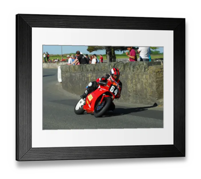Framed Print : Andrew Cowie (Honda) 2013 Post TT Framed Print : Andrew Cowie (Honda) 2013 Post TT