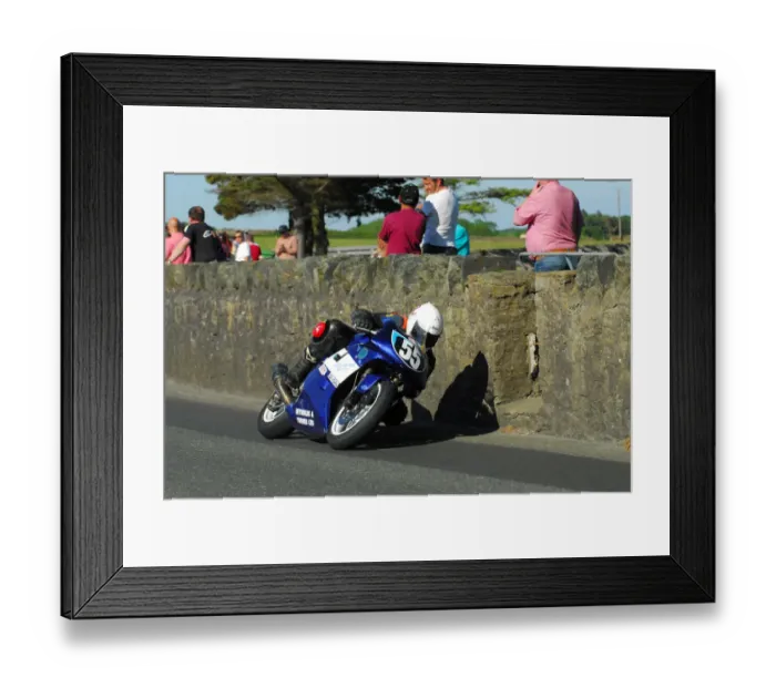 Framed Print : Dean Osborne (Kawasaki) 2013 Post TT Framed Print : Dean Osborne (Kawasaki) 2013 Post TT