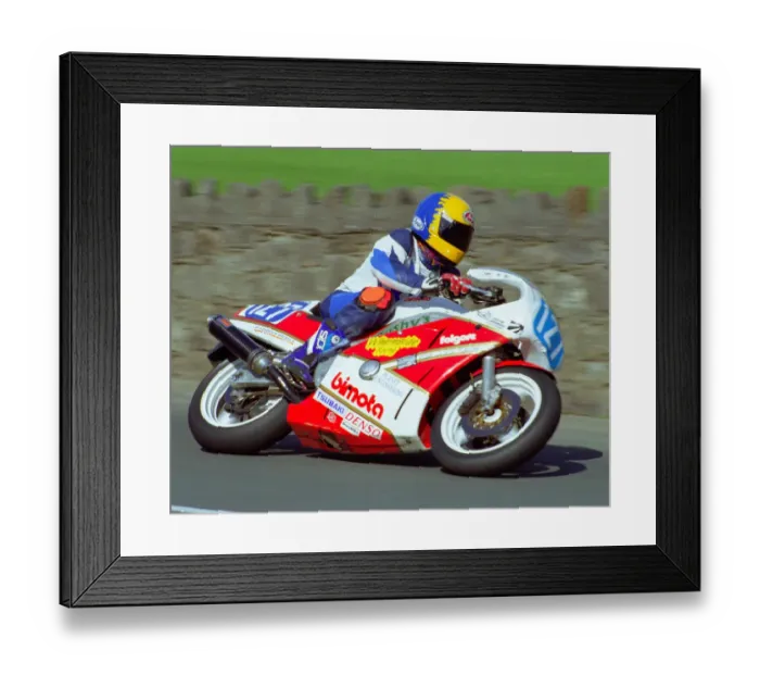 Framed Print : Kevin Murphy (Bimota) 1999 Southern 100 Framed Print : Kevin Murphy (Bimota) 1999 Southern 100