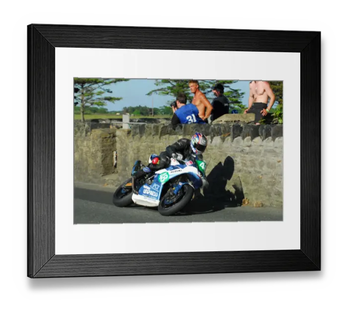 Framed Print : Chris Mitchell (Suzuki) 2013 Post TT Framed Print : Chris Mitchell (Suzuki) 2013 Post TT