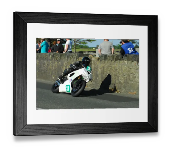 Framed Print : Rad Hughes (Kawasaki) 2013 Post TT Framed Print : Rad Hughes (Kawasaki) 2013 Post TT