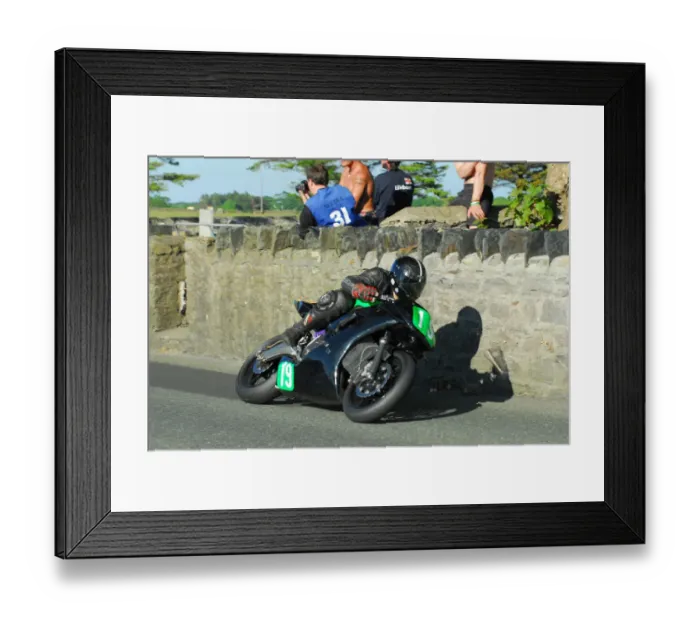 Framed Print : Mark Parrett (Kawasaki) 2013 Post TT Framed Print : Mark Parrett (Kawasaki) 2013 Post TT