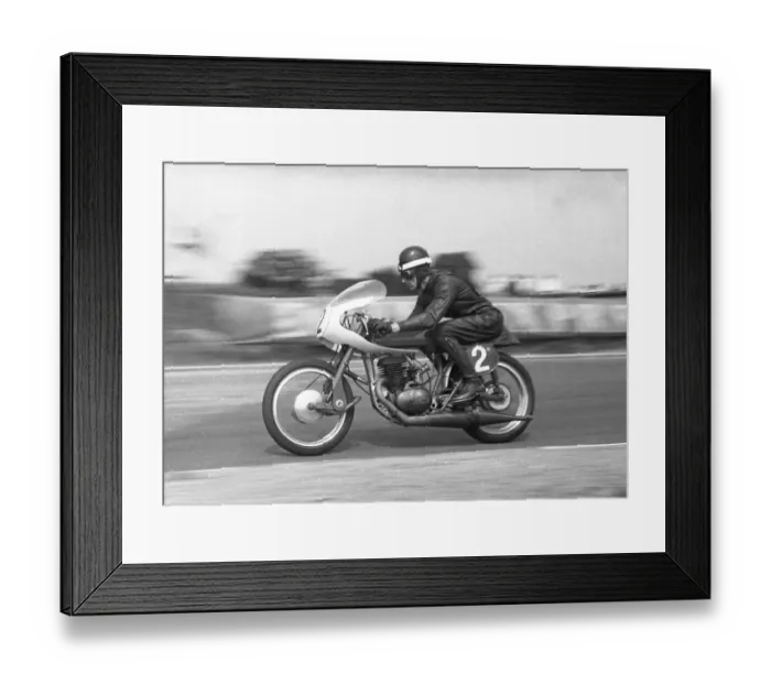Framed Print : Maurice Price (Greeves) 1967 Southern 100 Framed Print : Maurice Price (Greeves) 1967 Southern 100