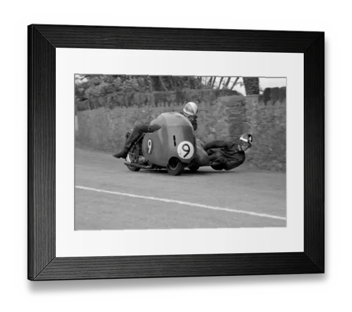 Framed Print : John Patrick and ? (Norton) 1967 Southern 100 Framed Print : John Patrick and ? (Norton) 1967 Southern 100