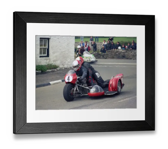 Framed Print : Mark Kay & Richard Battison (MV) 1988 Pre TT Classic Framed Print : Mark Kay & Richard Battison (MV) 1988 Pre TT Classic