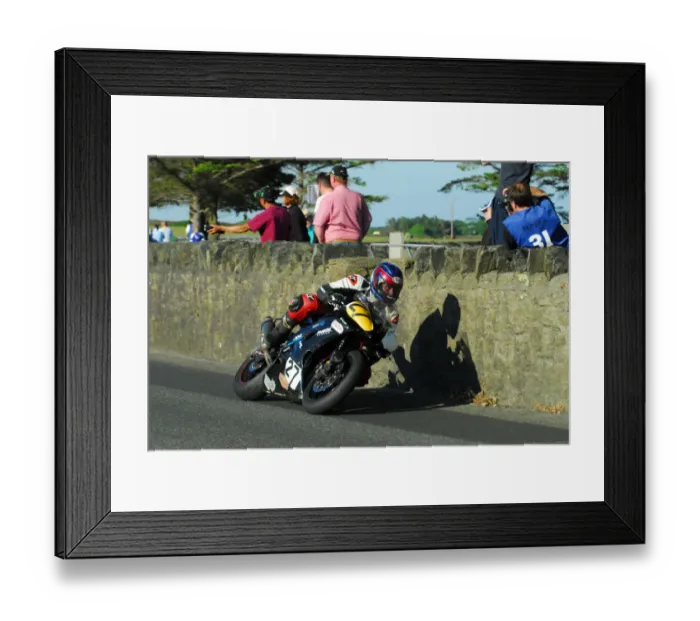 Framed Print : Mark Madsen-Mygdal (Yamaha) 2013 Post TT Framed Print : Mark Madsen-Mygdal (Yamaha) 2013 Post TT