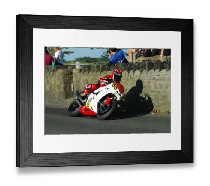 Framed Print : David Jukes (Yamaha) 2013 Post TT Framed Print : David Jukes (Yamaha) 2013 Post TT