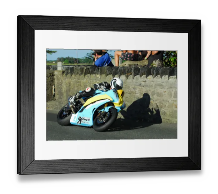 Framed Print : Jamie Coward (Yamaha) 2013 Post TT Framed Print : Jamie Coward (Yamaha) 2013 Post TT