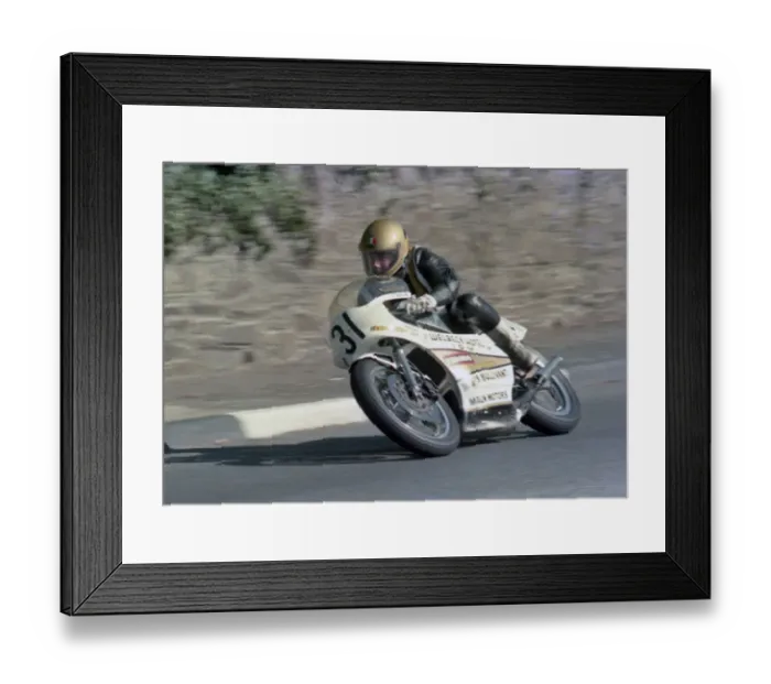 Framed Print : John Davies (Yamaha) 1982 Senior Manx Grand Prix Framed Print : John Davies (Yamaha) 1982 Senior Manx Grand Prix
