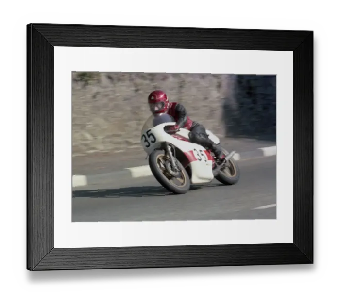 Framed Print : Alan Douglas (Yamaha) 1982 Senior Manx Grand Prix Framed Print : Alan Douglas (Yamaha) 1982 Senior Manx Grand Prix