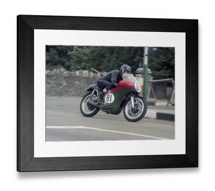 Framed Print : Roger Haddock (AJS) 1983 Junior Classic Manx Grand Prix Framed Print : Roger Haddock (AJS) 1983 Junior Classic Manx Grand Prix