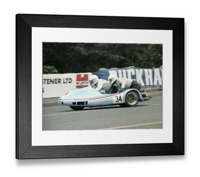 Framed Print : Brian Meeson & Otto Smith (Yamaha) 1979 Sidecar TT Framed Print : Brian Meeson & Otto Smith (Yamaha) 1979 Sidecar TT