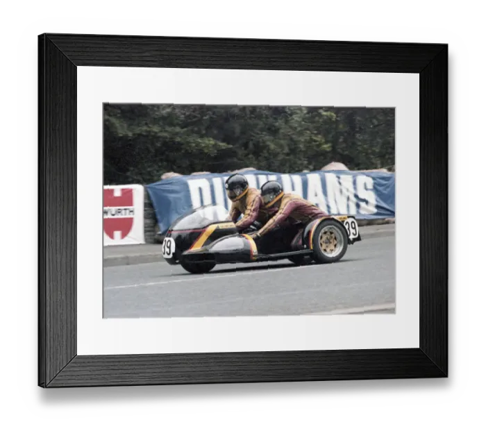 Framed Print : John Hartell & Robert Hartell (Windle Suzuki) 1979 Sidecar TT Framed Print : John Hartell & Robert Hartell (Windle Suzuki) 1979 Sidecar TT