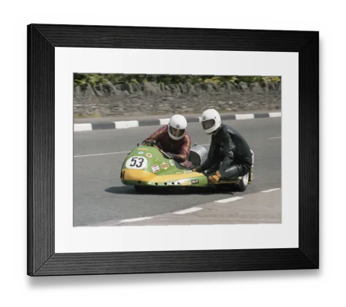 Framed Print : Ron Coxon & Jeff Nixon (Suzuki) 1979 Sidecar TT Framed Print : Ron Coxon & Jeff Nixon (Suzuki) 1979 Sidecar TT
