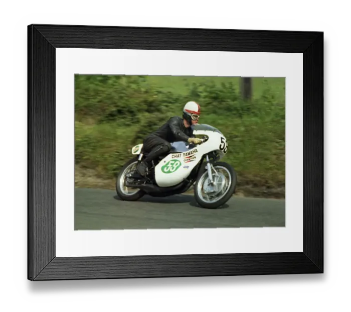 Framed Print : Jack Machin (Chat Yamaha) 1971 Lightweight TT Framed Print : Jack Machin (Chat Yamaha) 1971 Lightweight TT