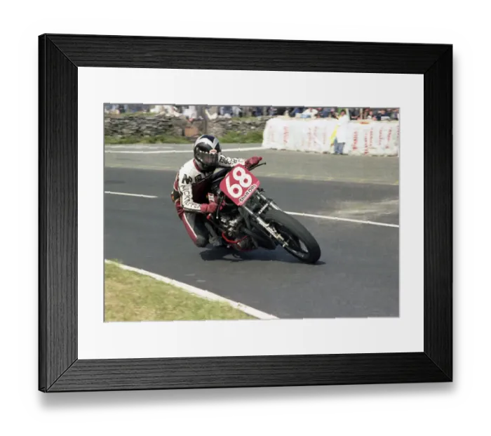 Framed Print : Tony Matthews (Suzuki) 1983 Formula One TT Framed Print : Tony Matthews (Suzuki) 1983 Formula One TT