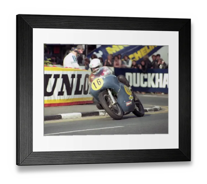 Framed Print : Sam McClements (Norton) 1984 Historic TT Framed Print : Sam McClements (Norton) 1984 Historic TT