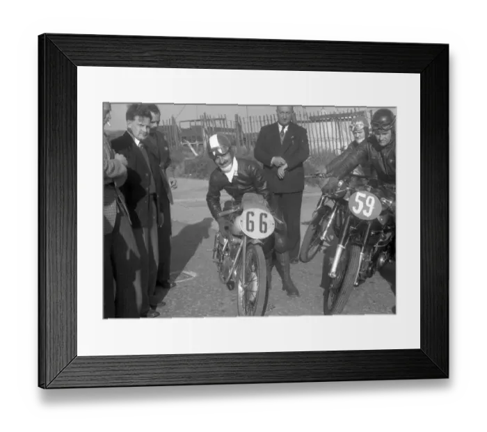 Framed Print : Umberto Massetti (Mondial) 1951 Ultra Lightweight TT Framed Print : Umberto Massetti (Mondial) 1951 Ultra Lightweight TT